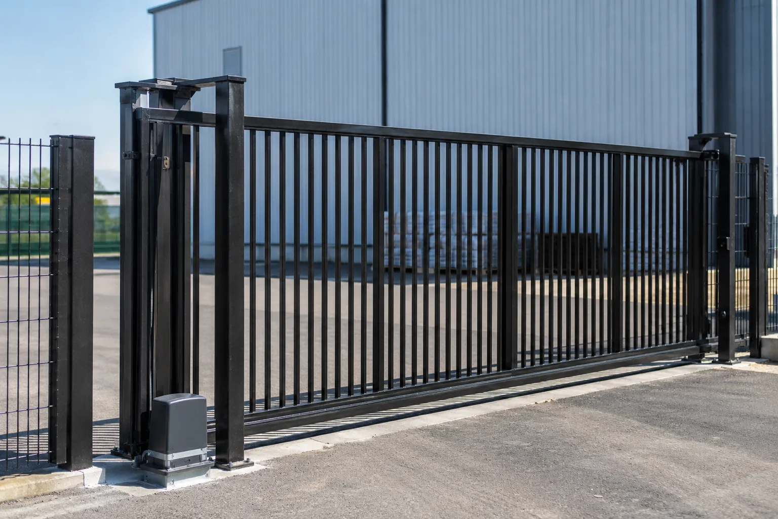 Completed Custom Metal Gates installation in Waterloo by The Grate Guys