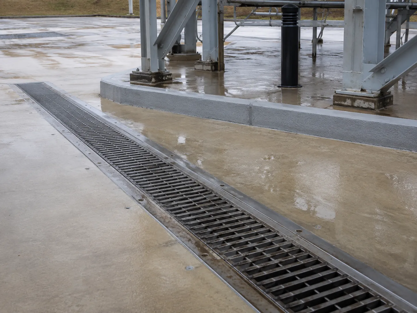 Completed Custom Metal Grates installation in Caledon by The Grate Guys