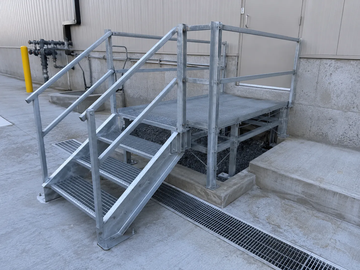 Completed Custom Steel Frames installation in Pickering by The Grate Guys
