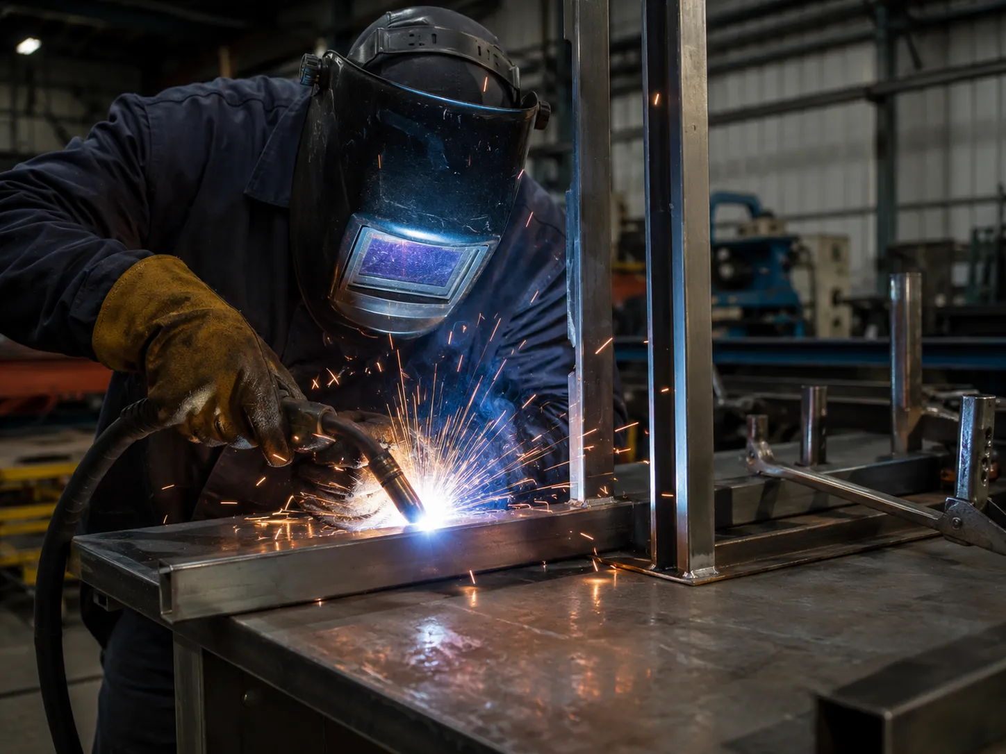 Custom Steel Frames in Pickering being fabricated and installed by The Grate Guys