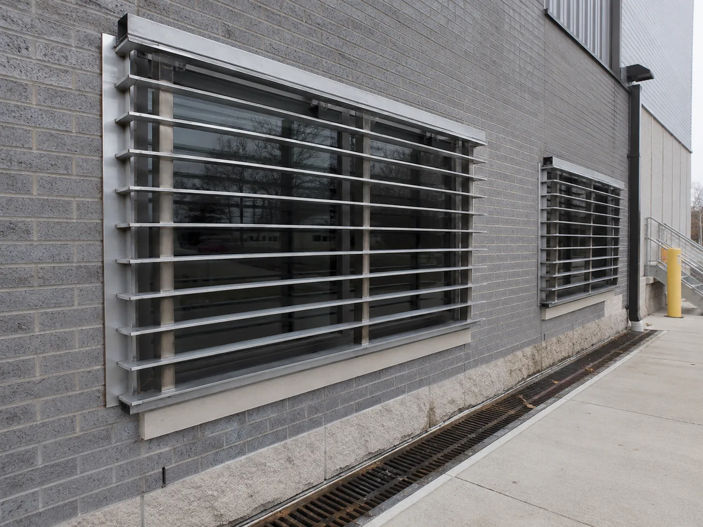 Completed Custom Window Grilles installation in Maple by The Grate Guys
