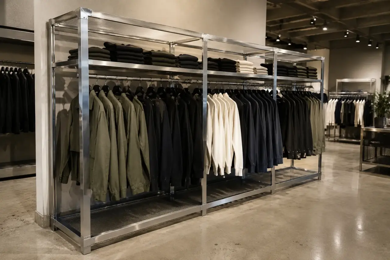 Completed Display Racks installation by The Grate Guys