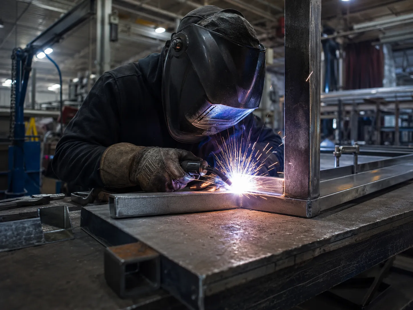 Display Racks in Pickering being fabricated and installed by The Grate Guys