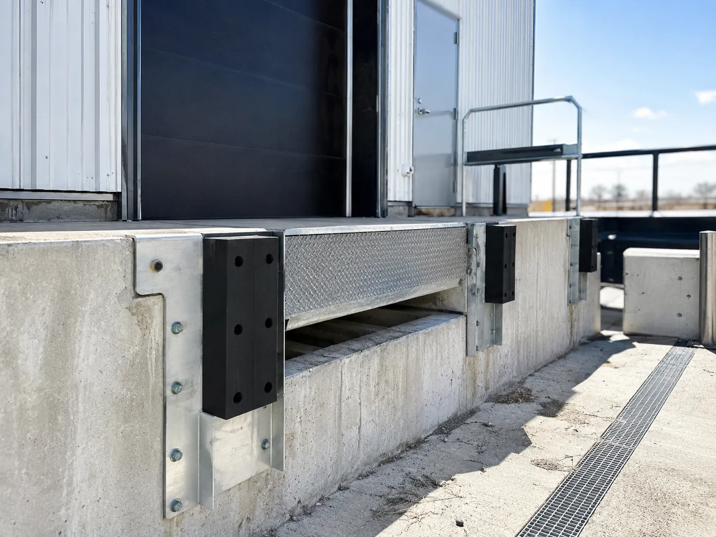 Completed Dock Bumpers installation in Maple by The Grate Guys