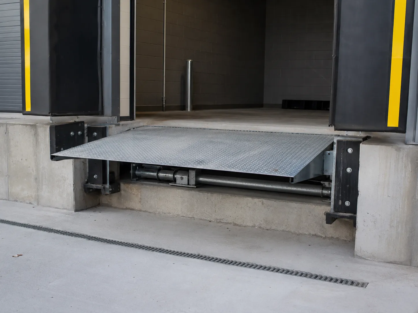 Completed Dock Levelers installation in Pickering by The Grate Guys