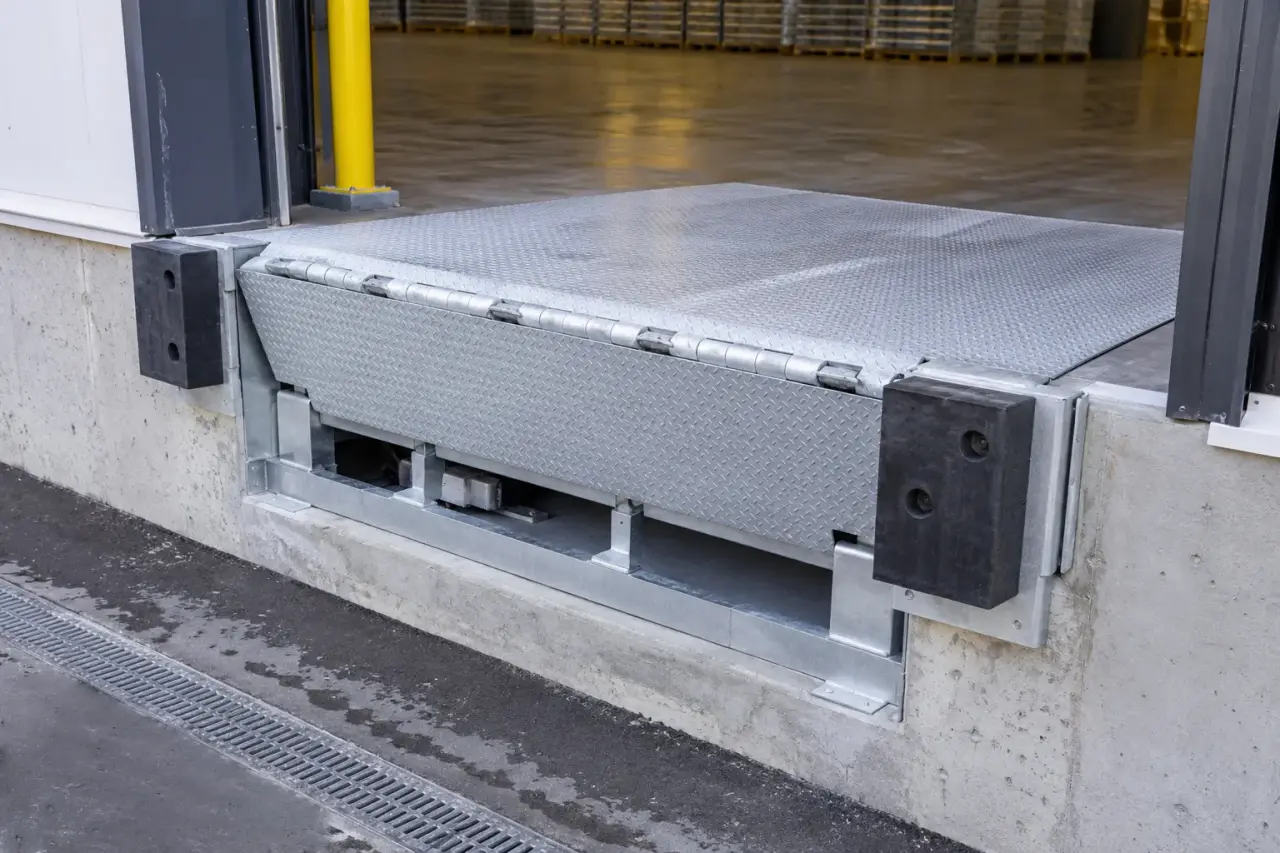 Completed Dock Levelers installation by The Grate Guys