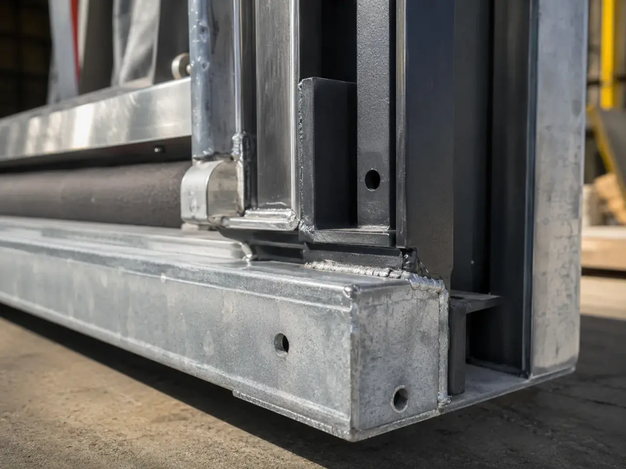 Dock Seals and Shelters being fabricated and installed by The Grate Guys