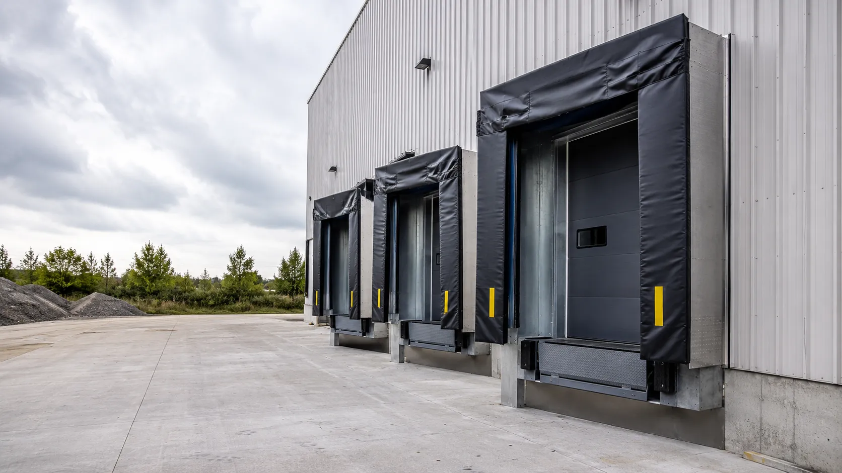 Dock Seals and Shelters in Maple, Ontario — fabricated and installed by The Grate Guys