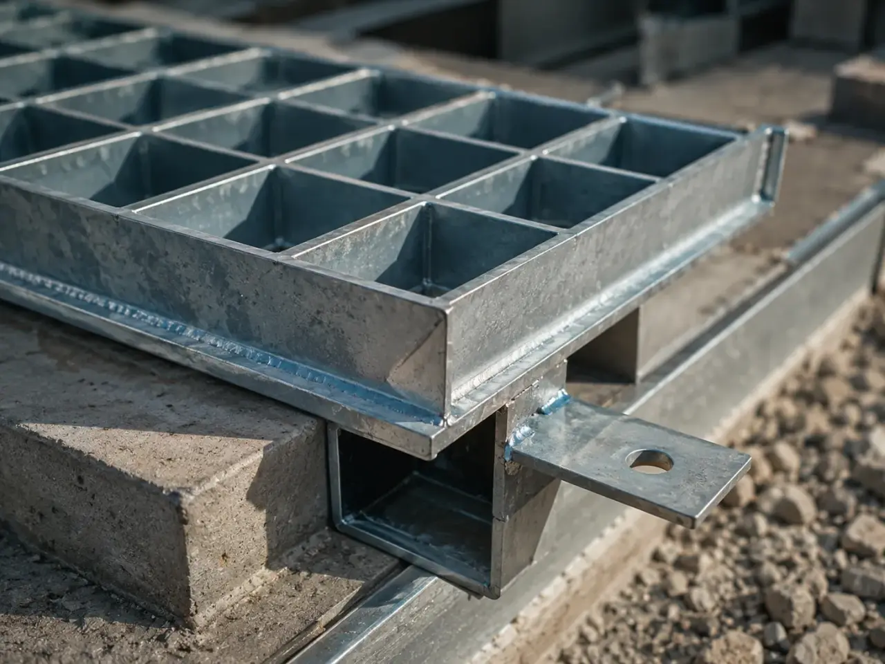 Drain Covers being fabricated and installed by The Grate Guys
