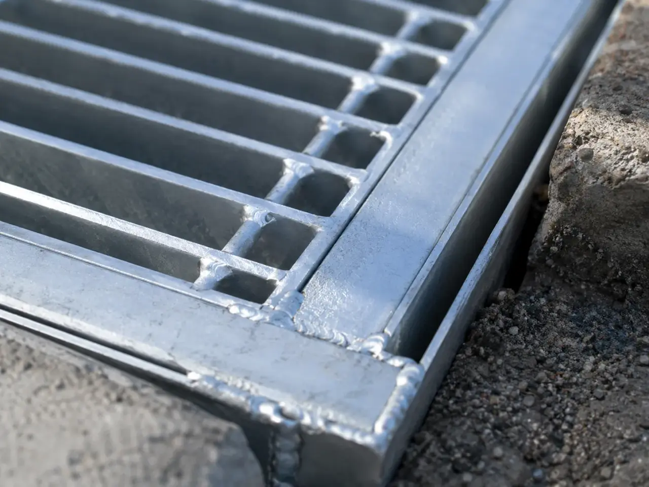 Drainage Grates in Bradford being fabricated and installed by The Grate Guys