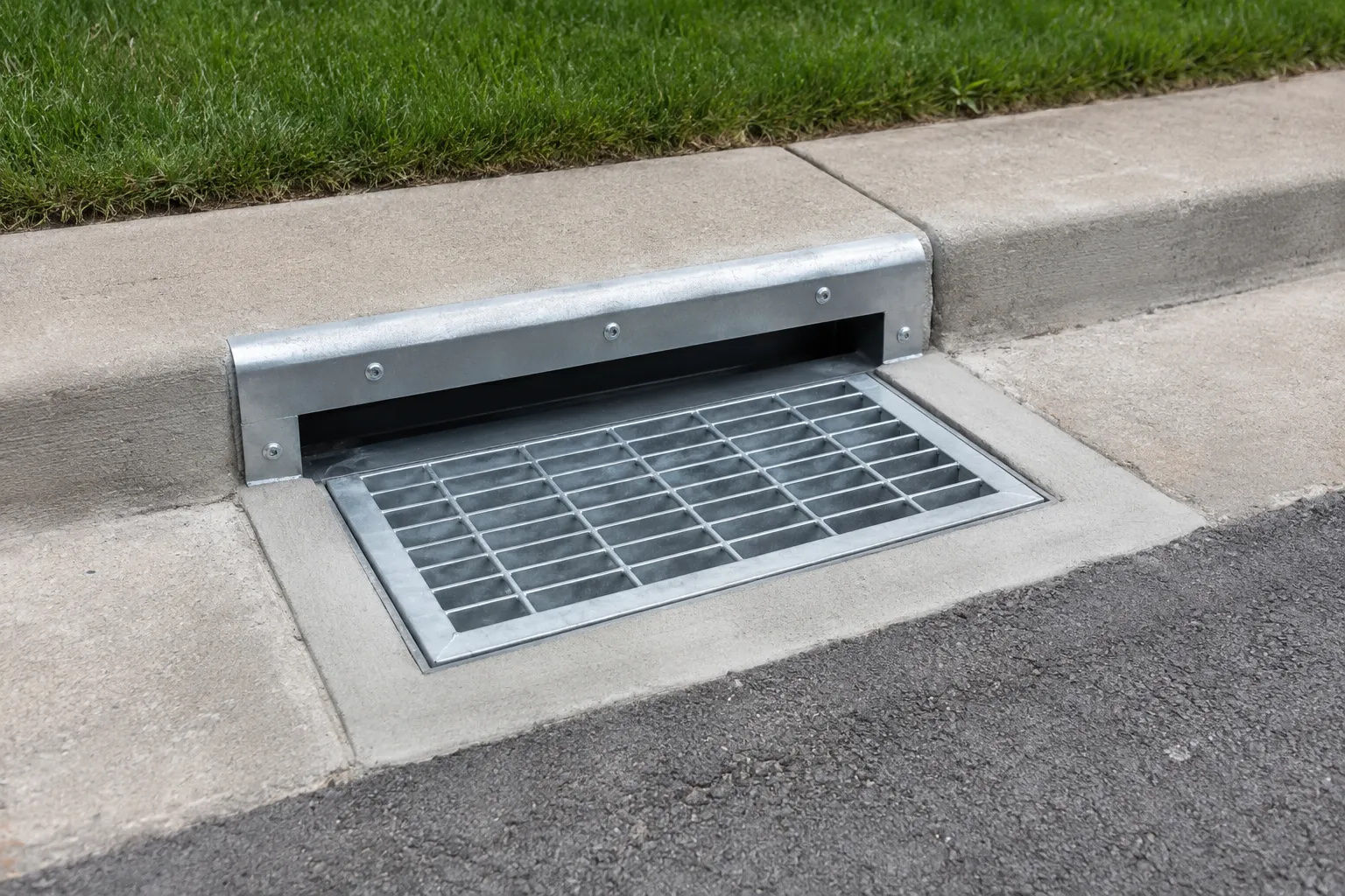 Completed Drainage Repair installation in Markham by The Grate Guys