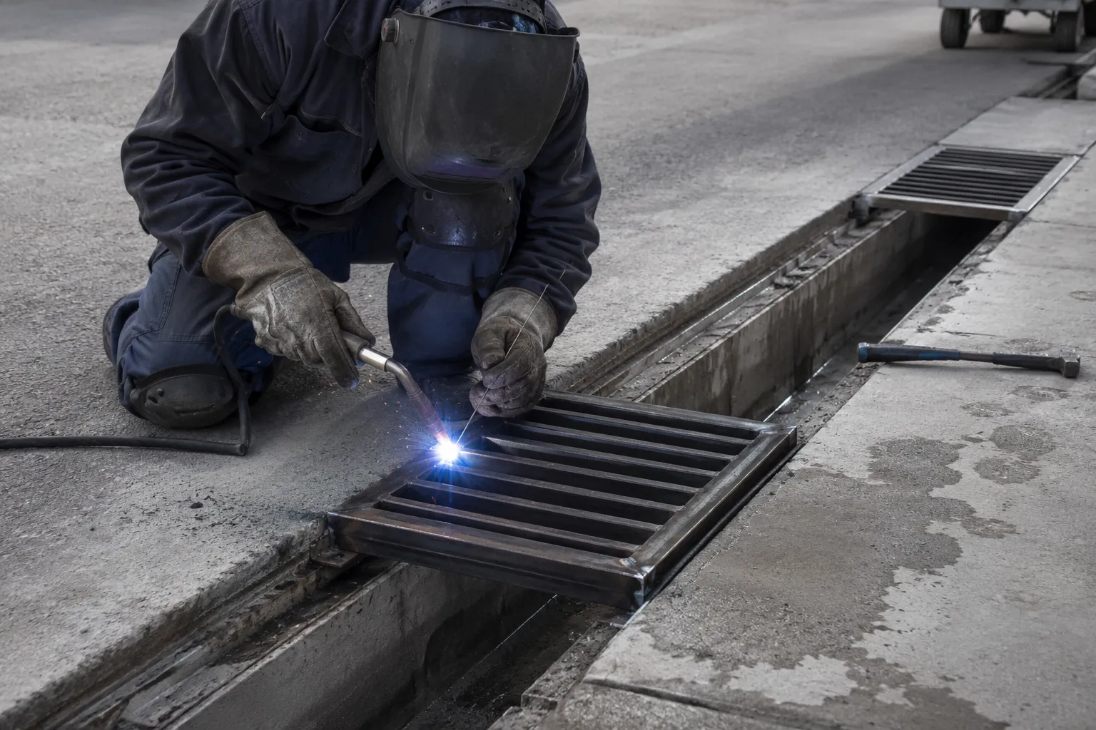 Drainage Repair in Markham, Ontario — fabricated and installed by The Grate Guys