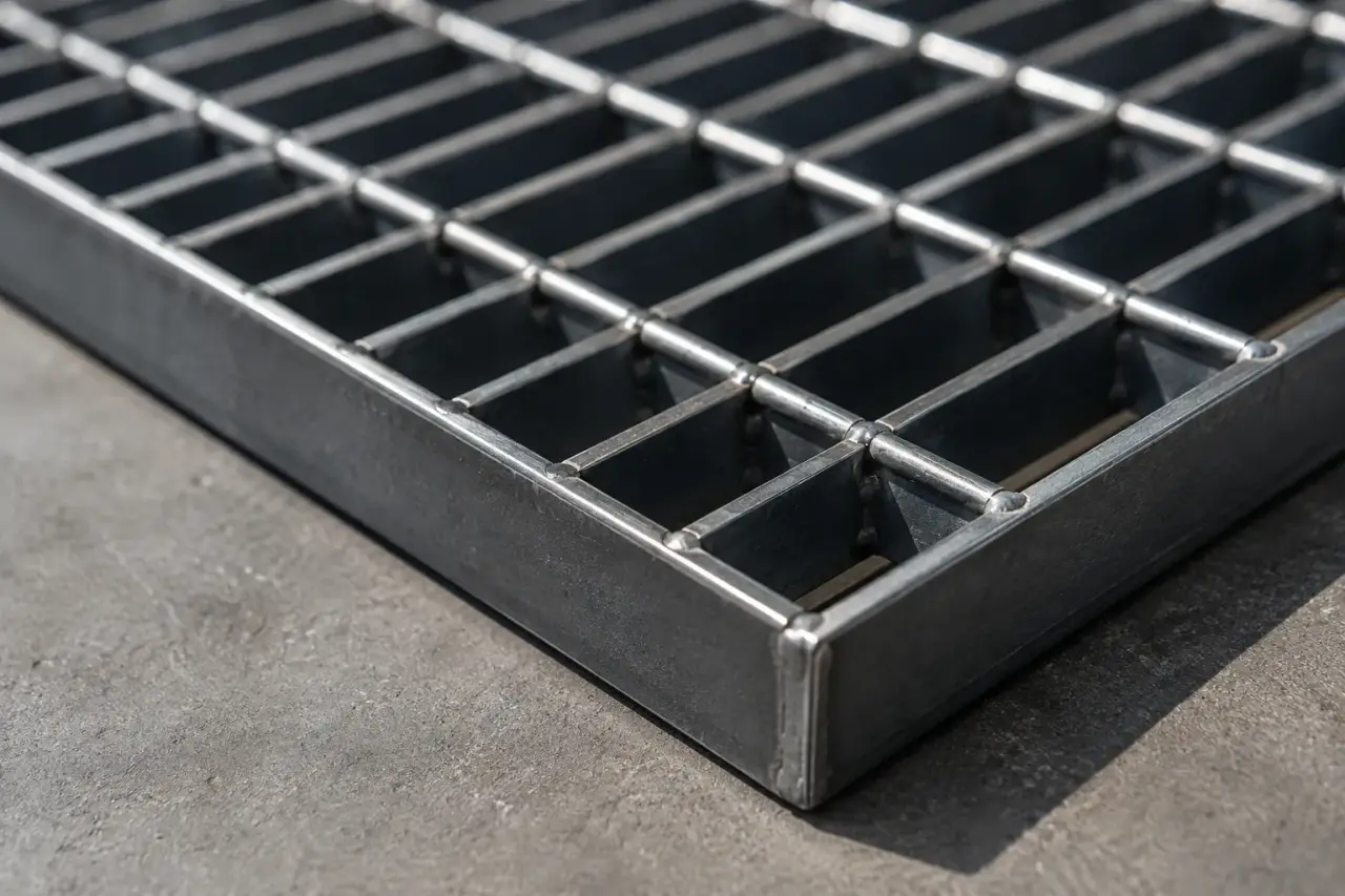 Driveway Grates being fabricated and installed by The Grate Guys