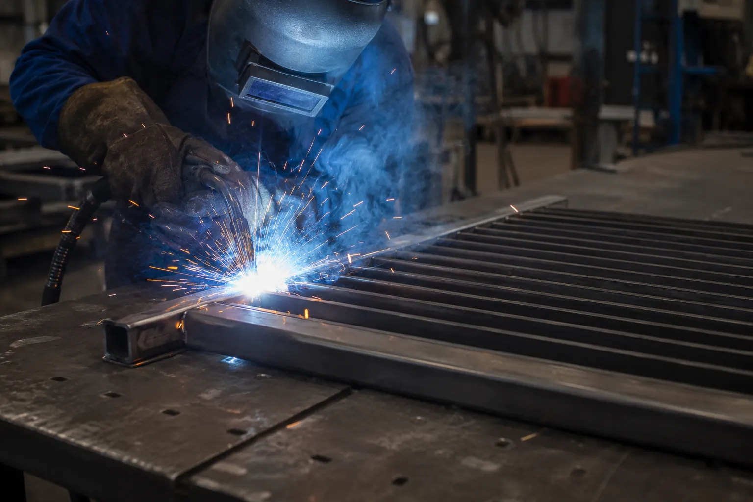 Driveway Grates in Maple being fabricated and installed by The Grate Guys
