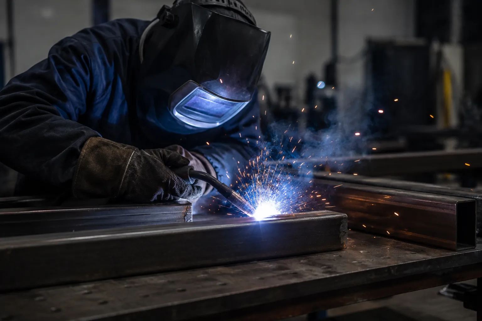 Dunnage Steel in Maple being fabricated and installed by The Grate Guys