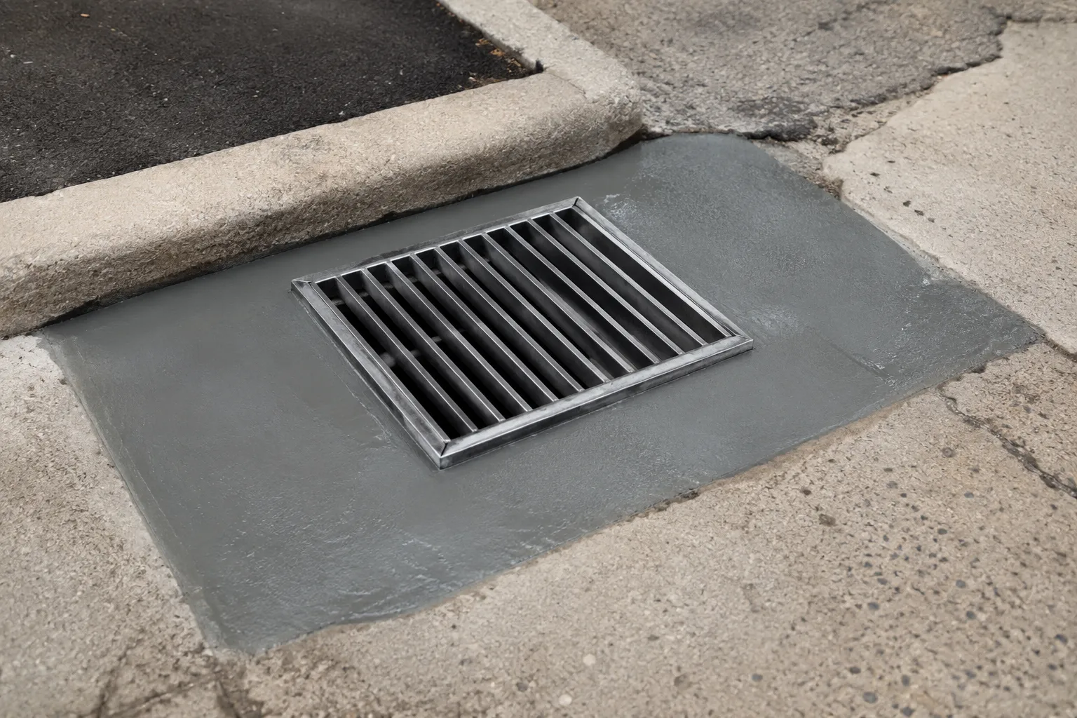 Completed Emergency Metal Repair installation in Maple by The Grate Guys