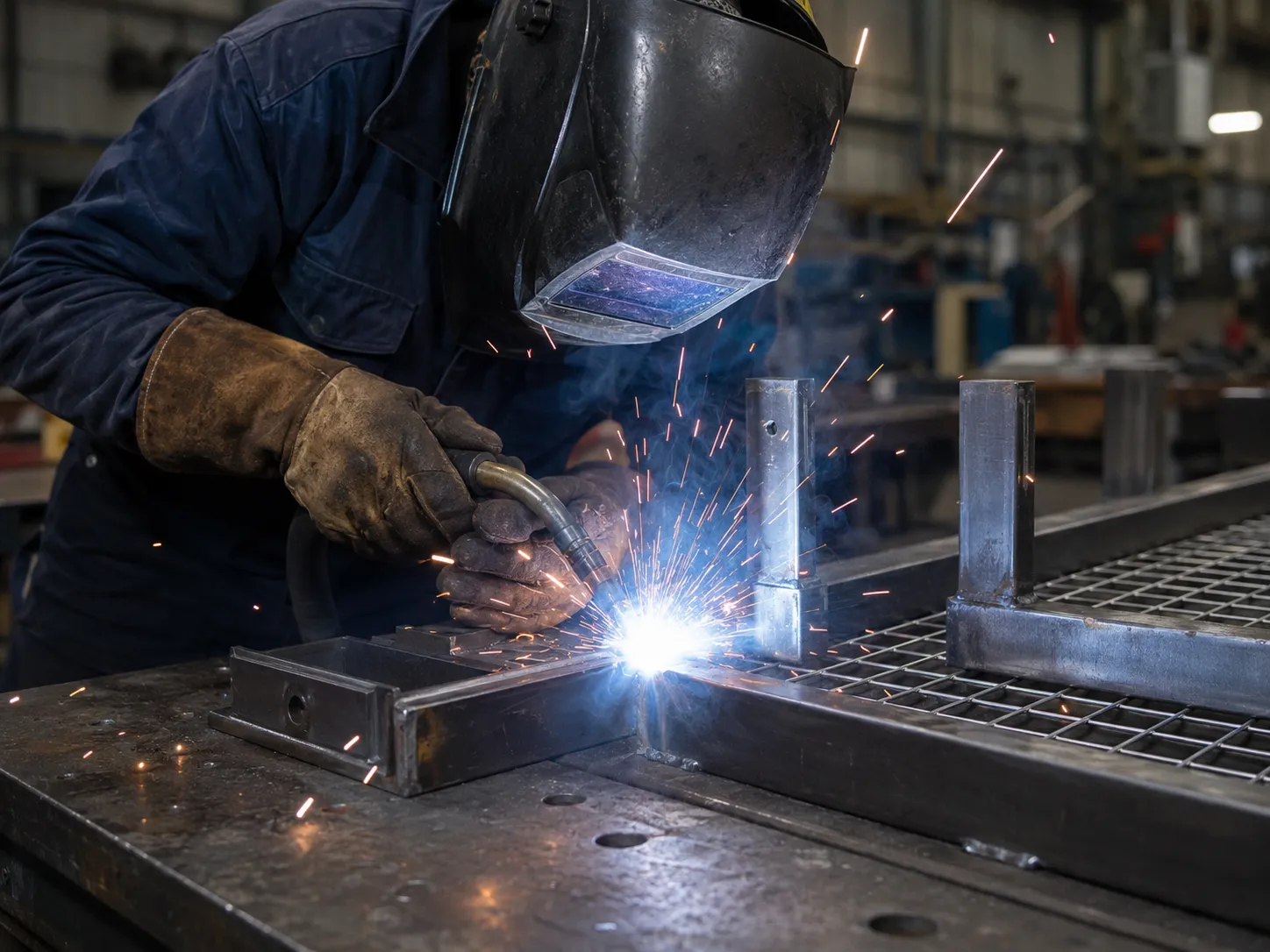 Equipment Protection Guards in Maple being fabricated and installed by The Grate Guys