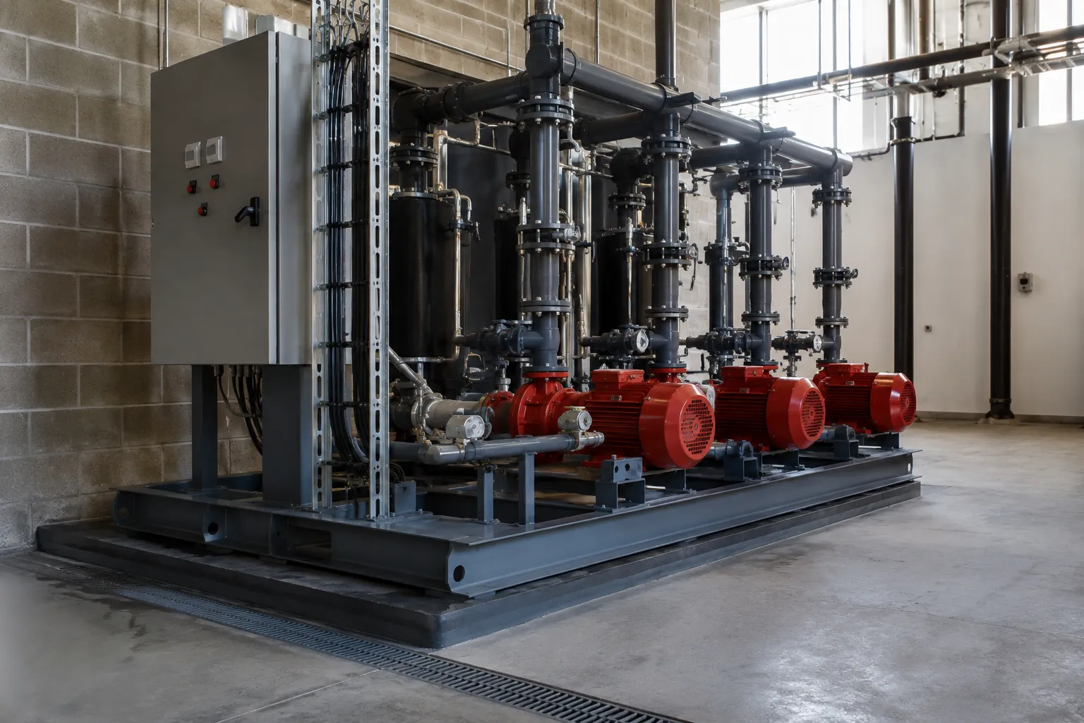 Completed Equipment Skids installation in Maple by The Grate Guys