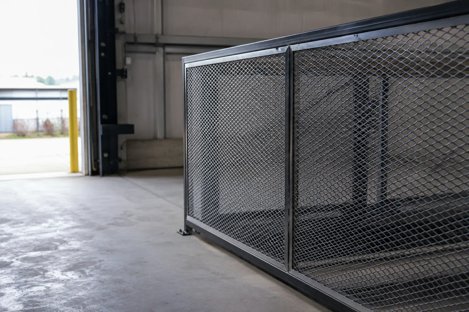 Expanded Metal in Pickering, Ontario — fabricated and installed by The Grate Guys