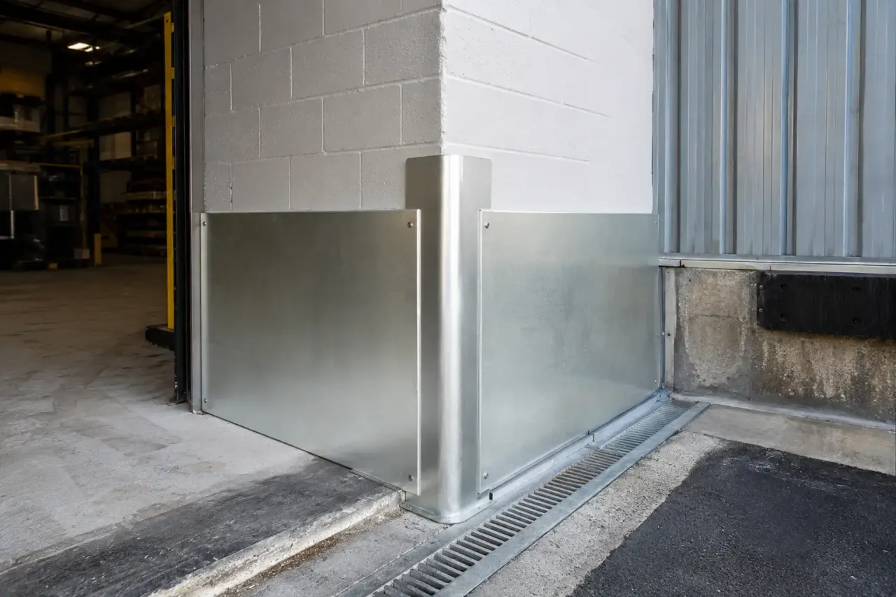 Completed Wall and Corner Protection installation by The Grate Guys