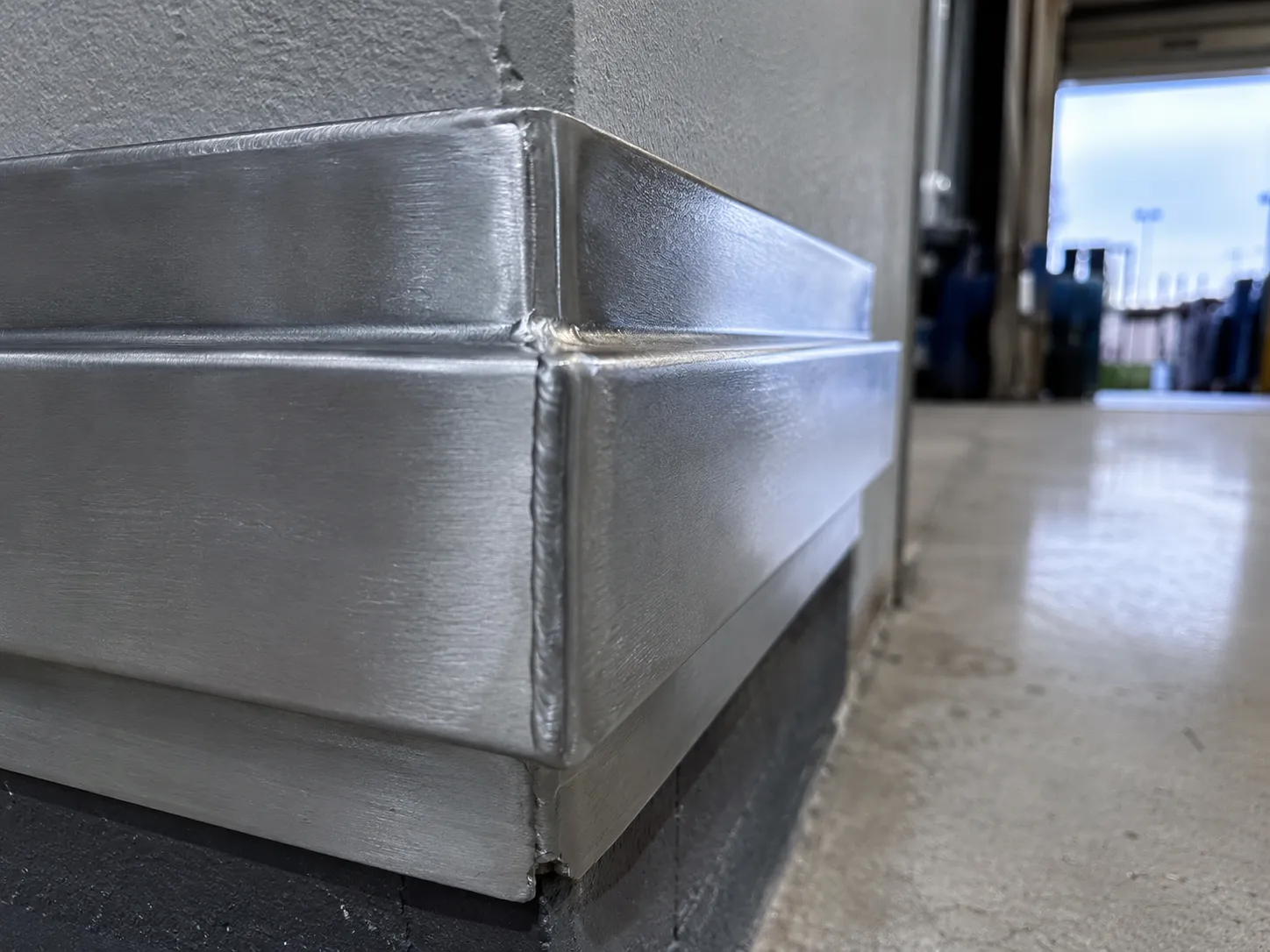 Completed Facility Wall and Corner Protection installation in Maple by The Grate Guys
