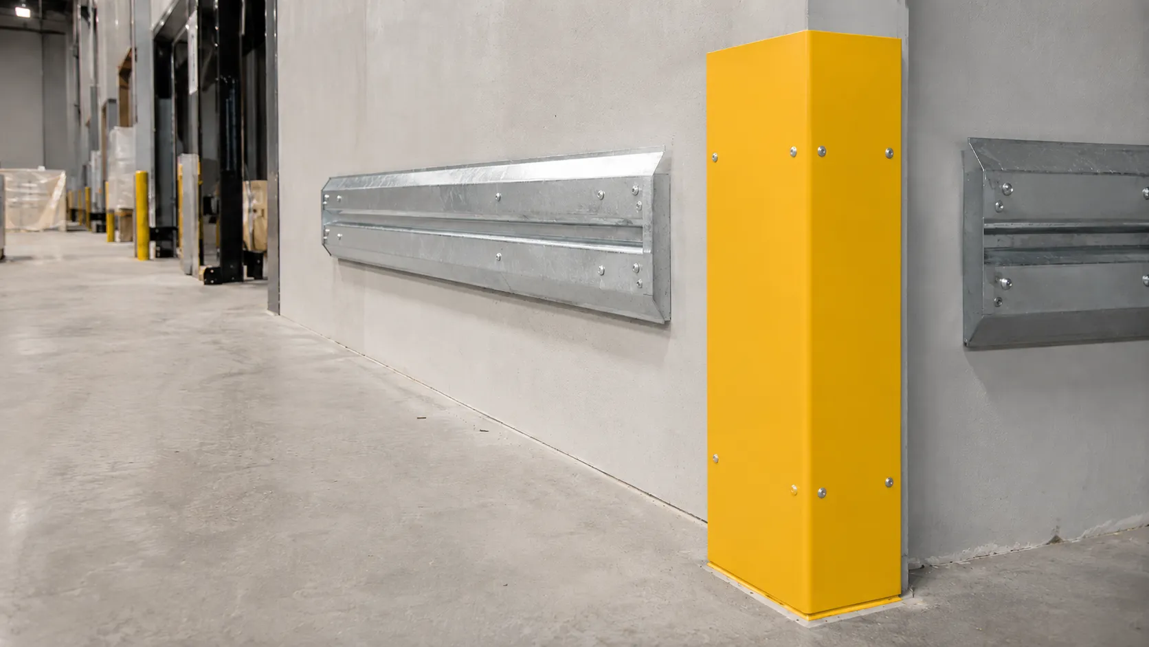 Facility Wall and Corner Protection in Maple, Ontario — fabricated and installed by The Grate Guys