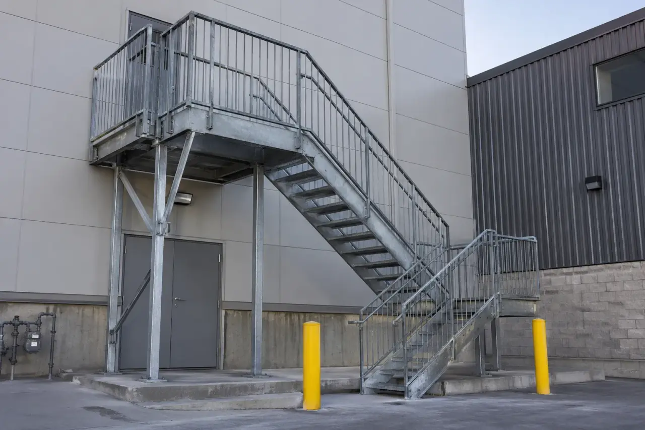 Completed Fire Escapes installation by The Grate Guys