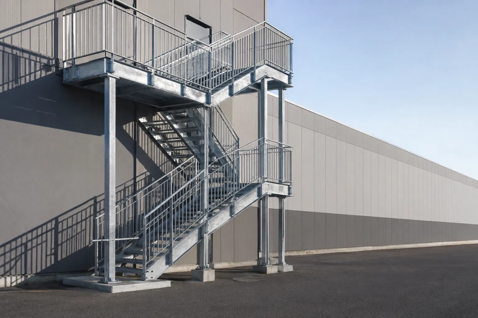 Fire Escapes in Ancaster, Ontario — fabricated and installed by The Grate Guys