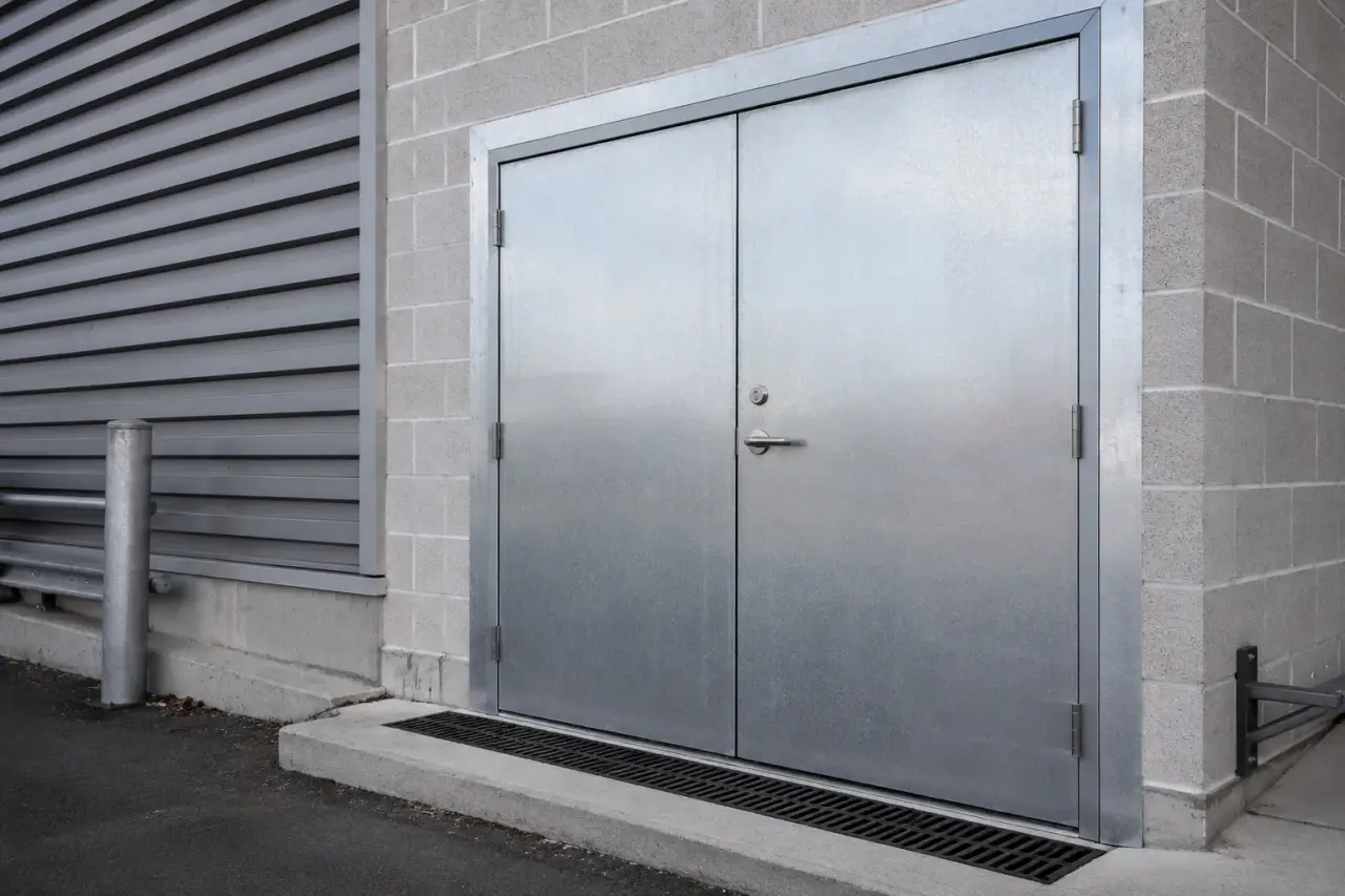 Completed Fire Rated Doors installation by The Grate Guys