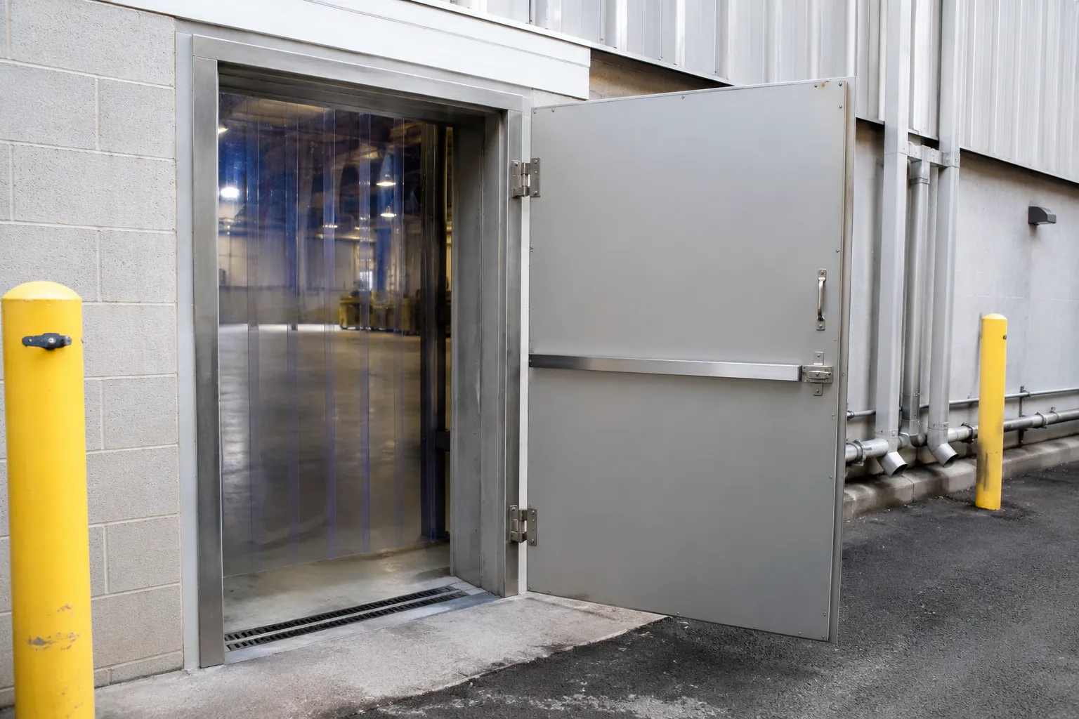 Completed Food Grade Doors installation in Maple by The Grate Guys