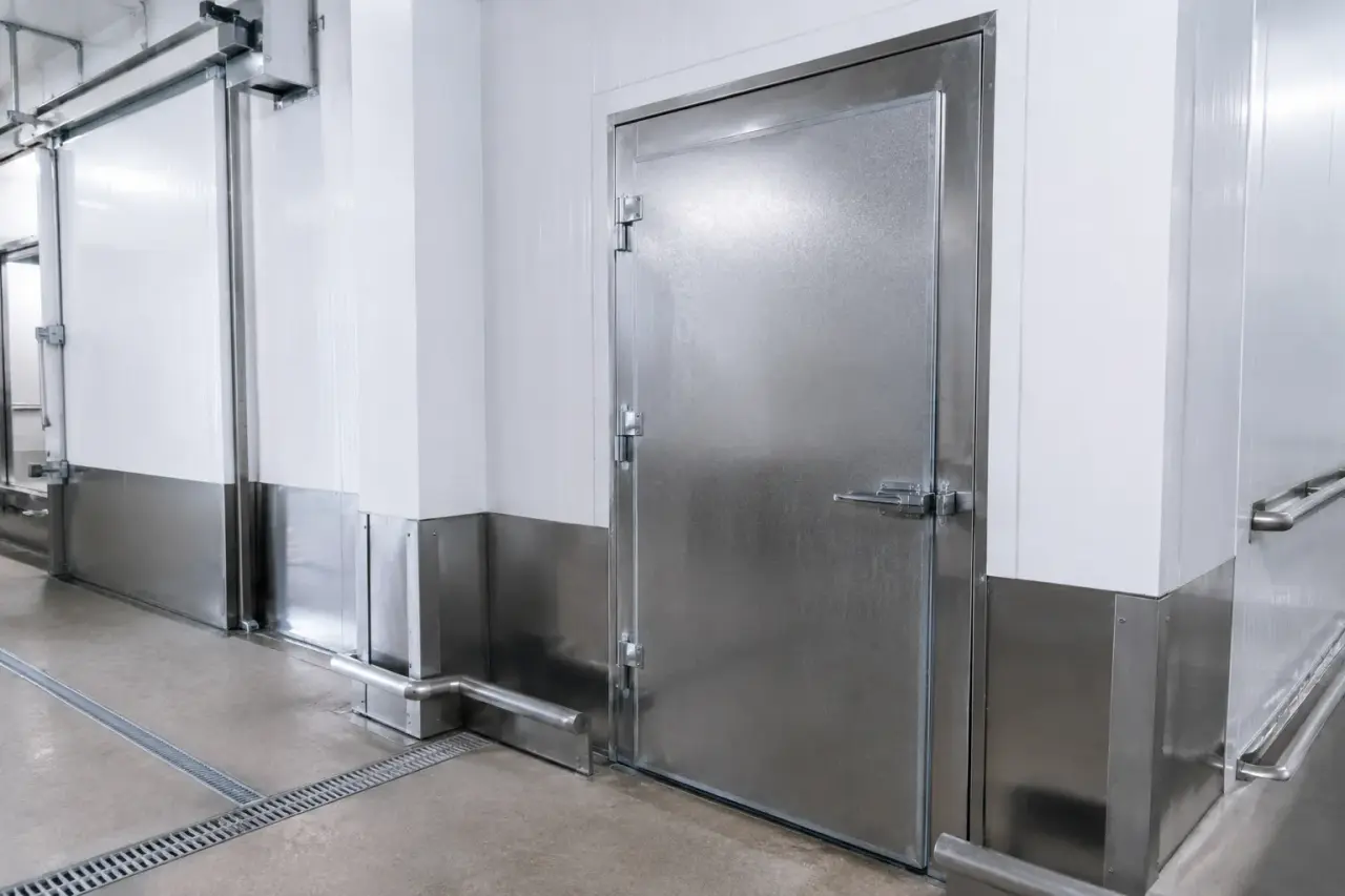 Completed Food Grade Doors installation by The Grate Guys