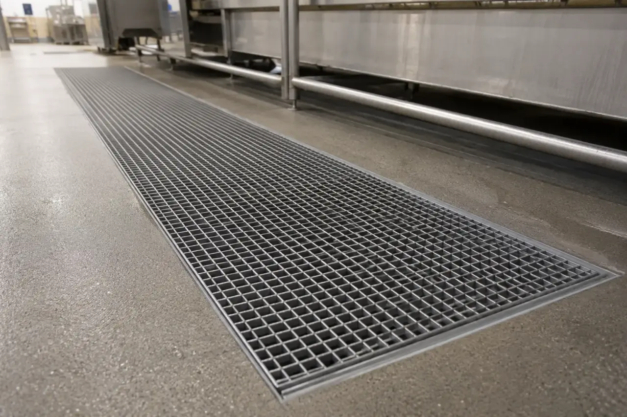 Food Grade Grates being fabricated and installed by The Grate Guys