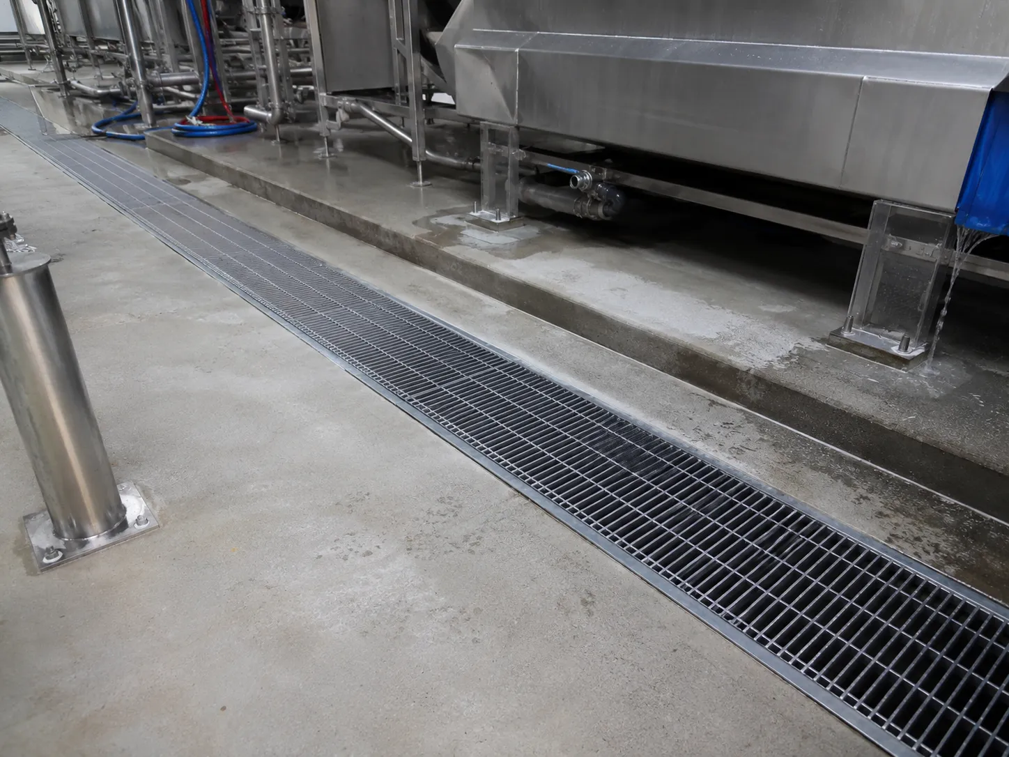 Completed Food Processing Grates installation in Aurora by The Grate Guys