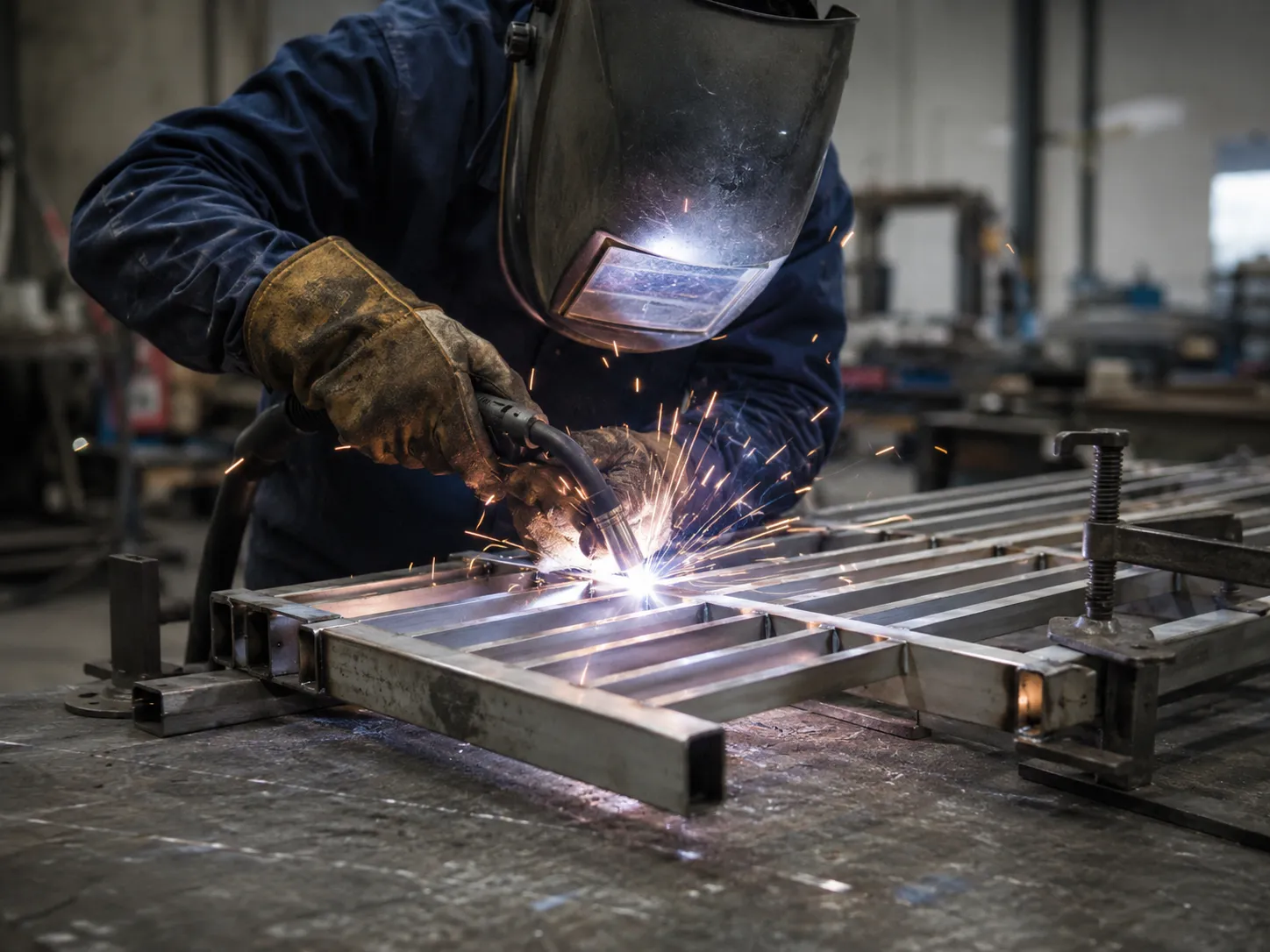 Food Processing Grates in Aurora being fabricated and installed by The Grate Guys