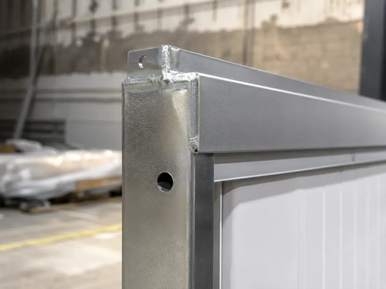 Freezer Doors being fabricated and installed by The Grate Guys