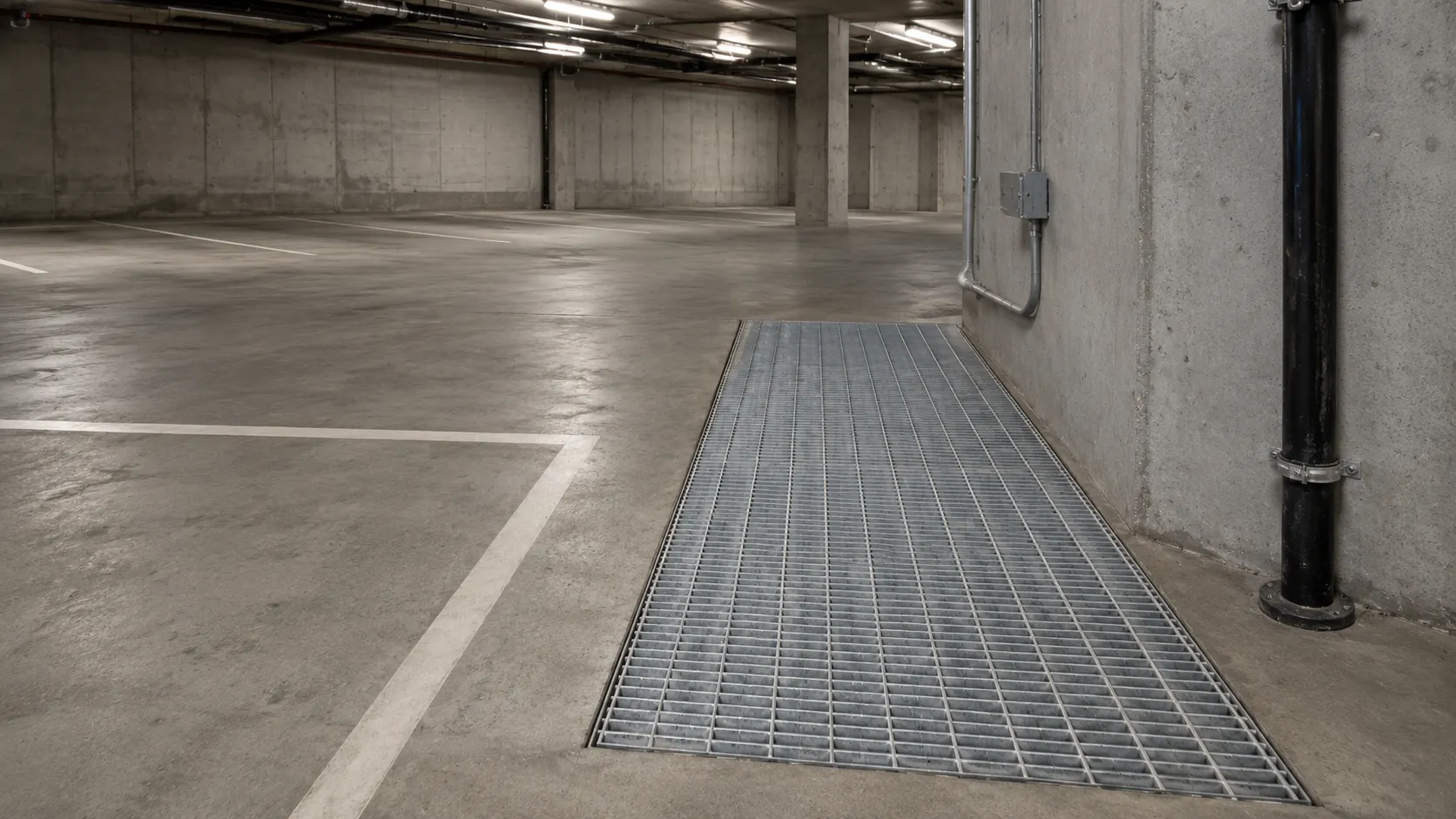 Galvanized Grates in Pickering, Ontario — fabricated and installed by The Grate Guys