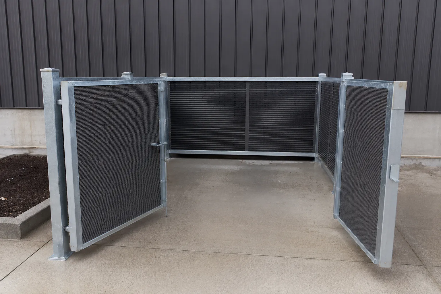 Completed Garbage Enclosures installation in Aurora by The Grate Guys