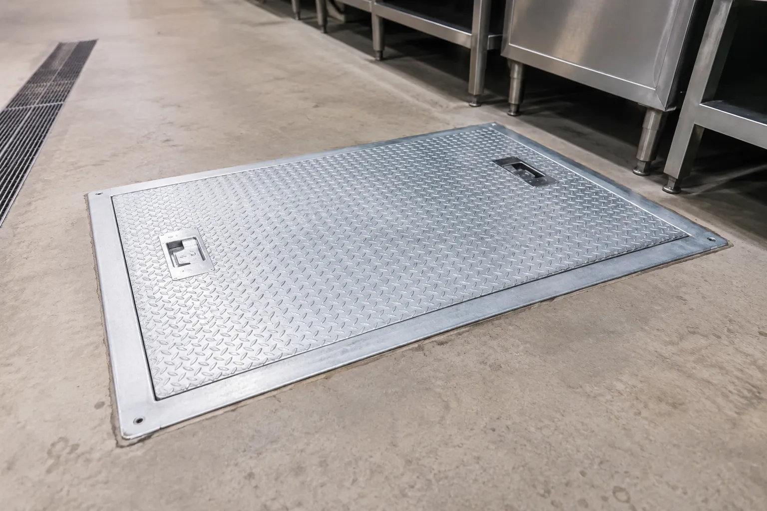 Grease Trap Covers in Maple, Ontario — fabricated and installed by The Grate Guys