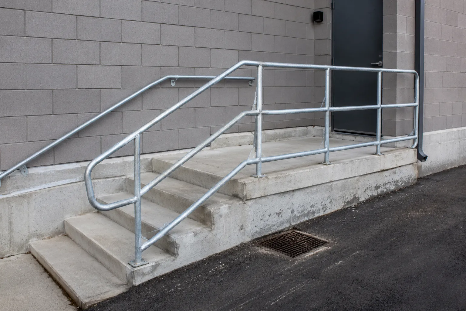 Completed Guardrail Systems installation in Maple by The Grate Guys
