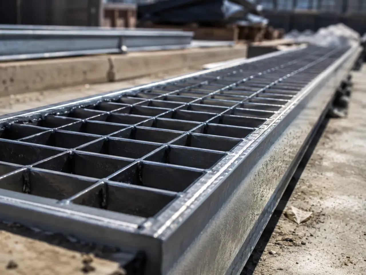 Heavy Duty Grates being fabricated and installed by The Grate Guys