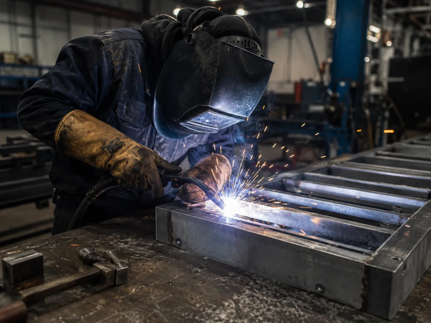 Heavy Duty Grates in Maple being fabricated and installed by The Grate Guys