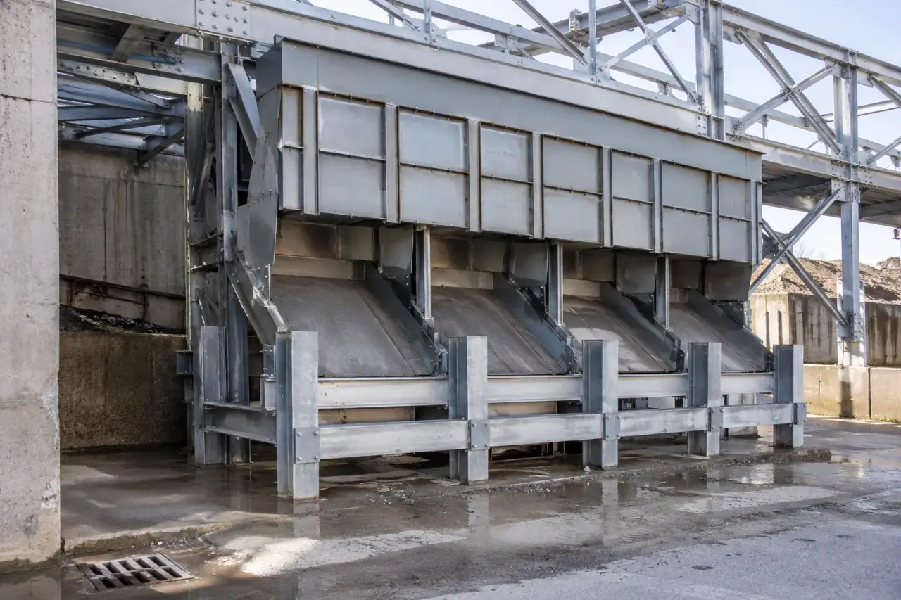 Completed Hoppers and Chutes installation by The Grate Guys