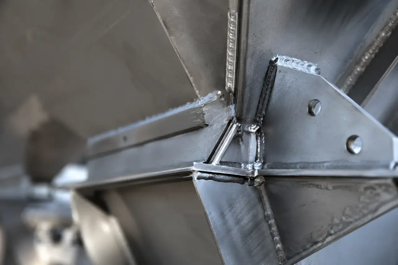 Hoppers and Chutes being fabricated and installed by The Grate Guys