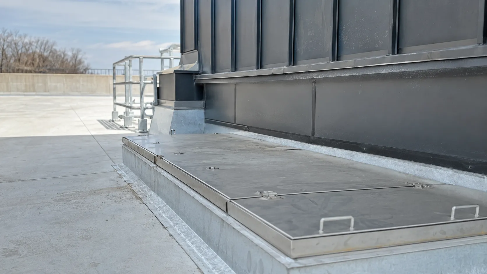 Hygienic Access Covers in Maple, Ontario — fabricated and installed by The Grate Guys