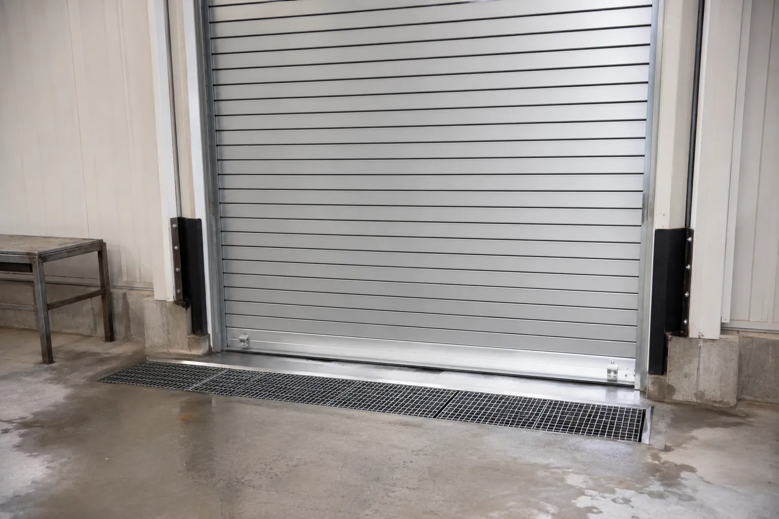 Completed Industrial Door Repair installation in Markham by The Grate Guys
