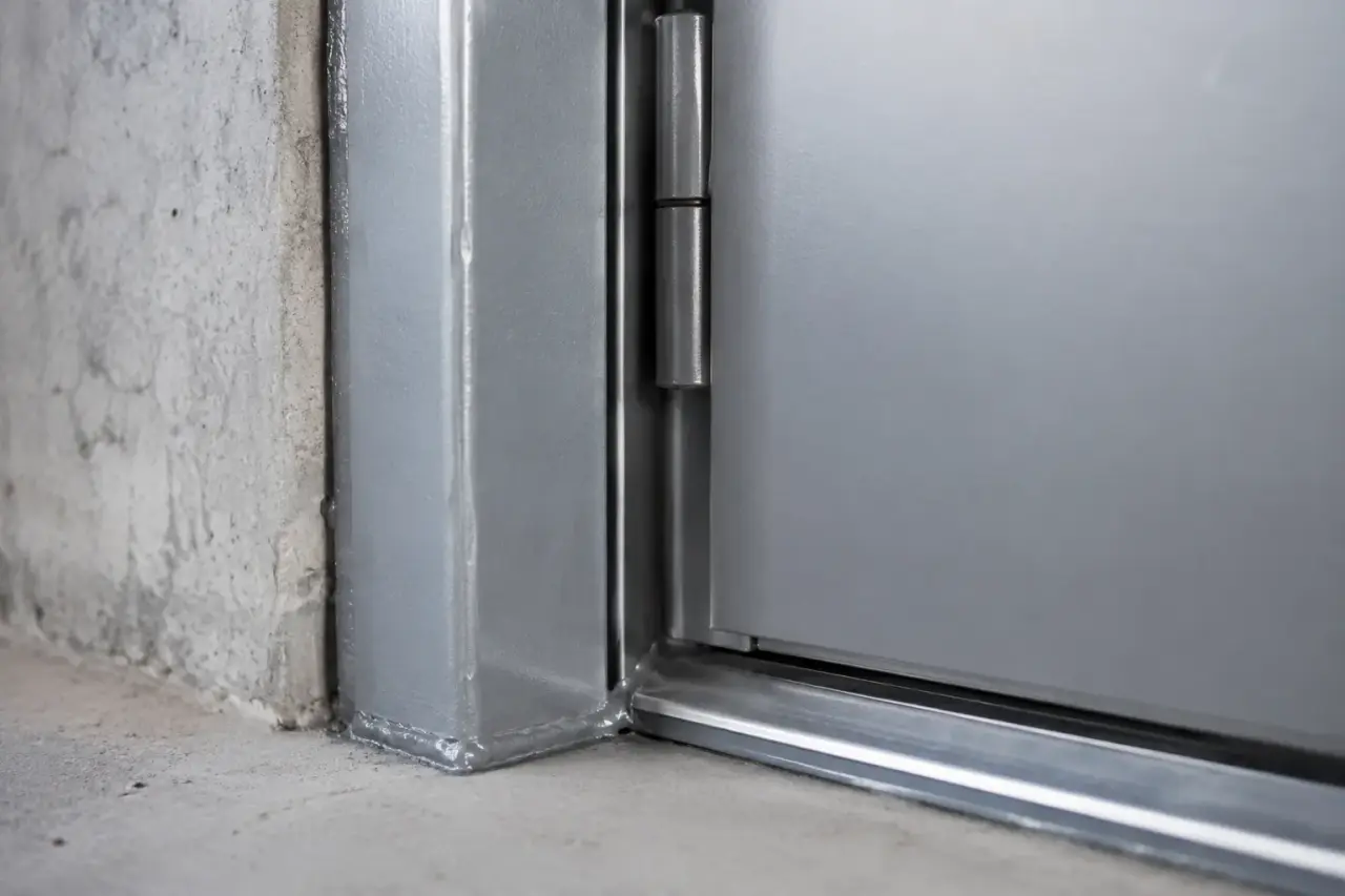 Industrial Door Repair being fabricated and installed by The Grate Guys