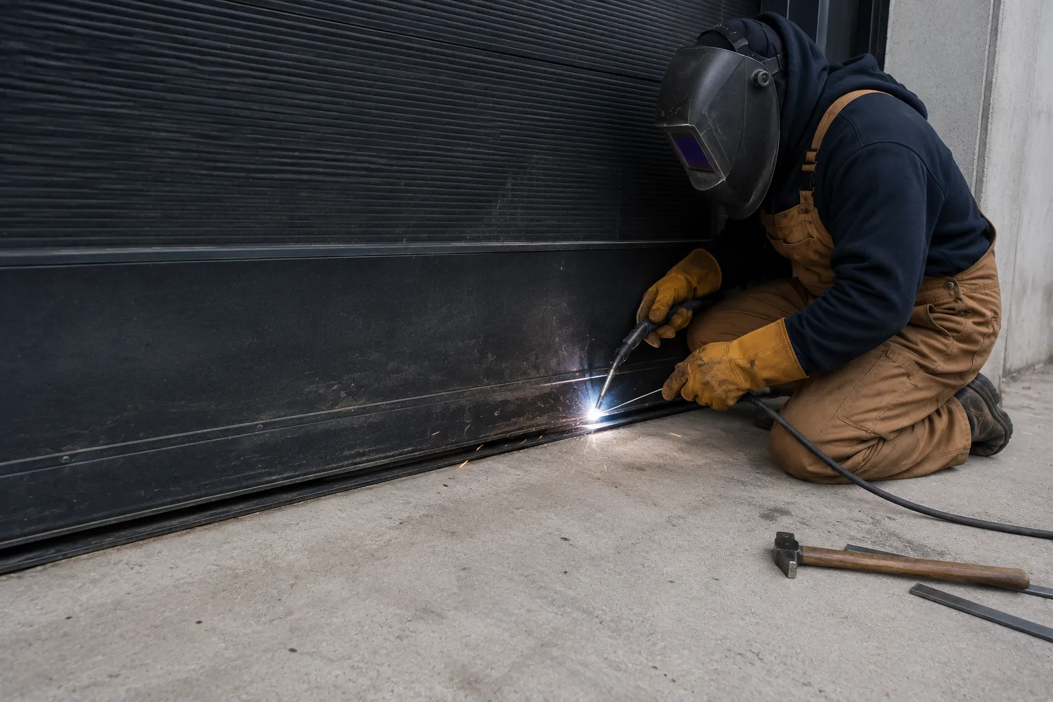 Industrial Door Repair in Markham, Ontario — fabricated and installed by The Grate Guys