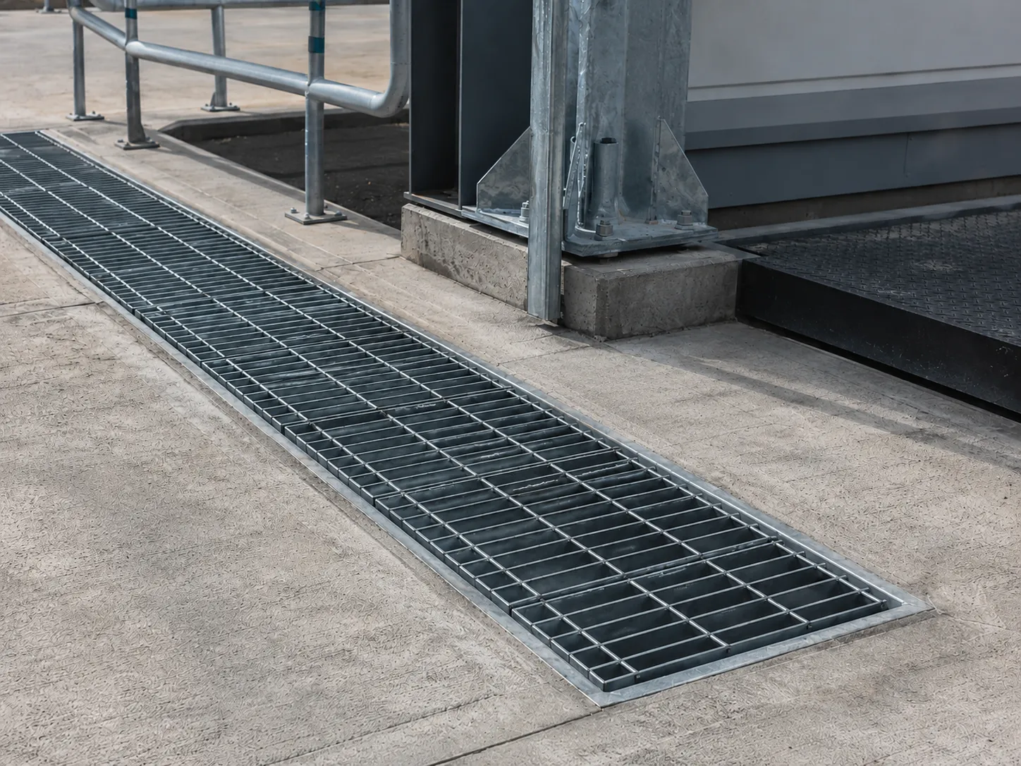 Completed Industrial Metal Grates installation in Markham by The Grate Guys