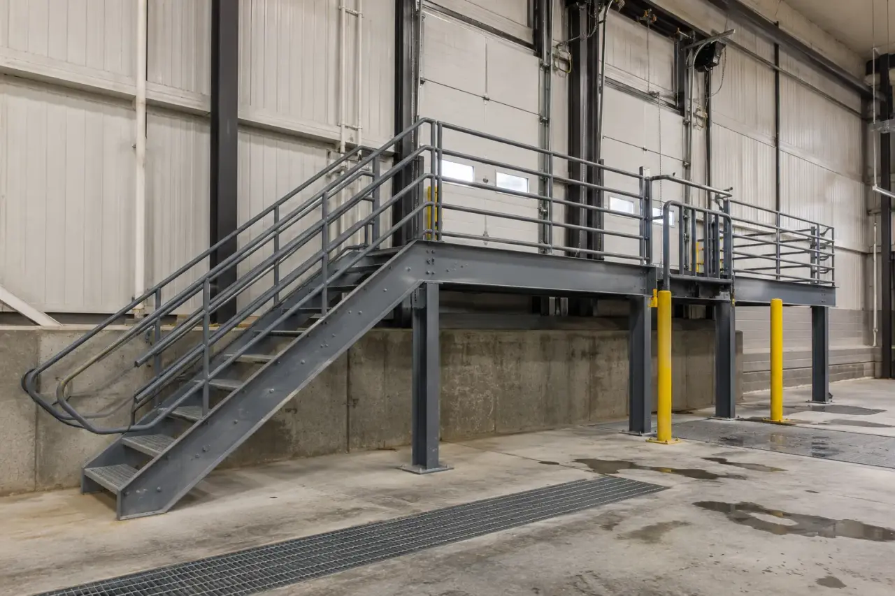 Completed Industrial Painting installation by The Grate Guys