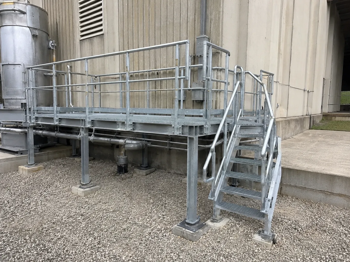 Completed Industrial Platforms installation in Maple by The Grate Guys